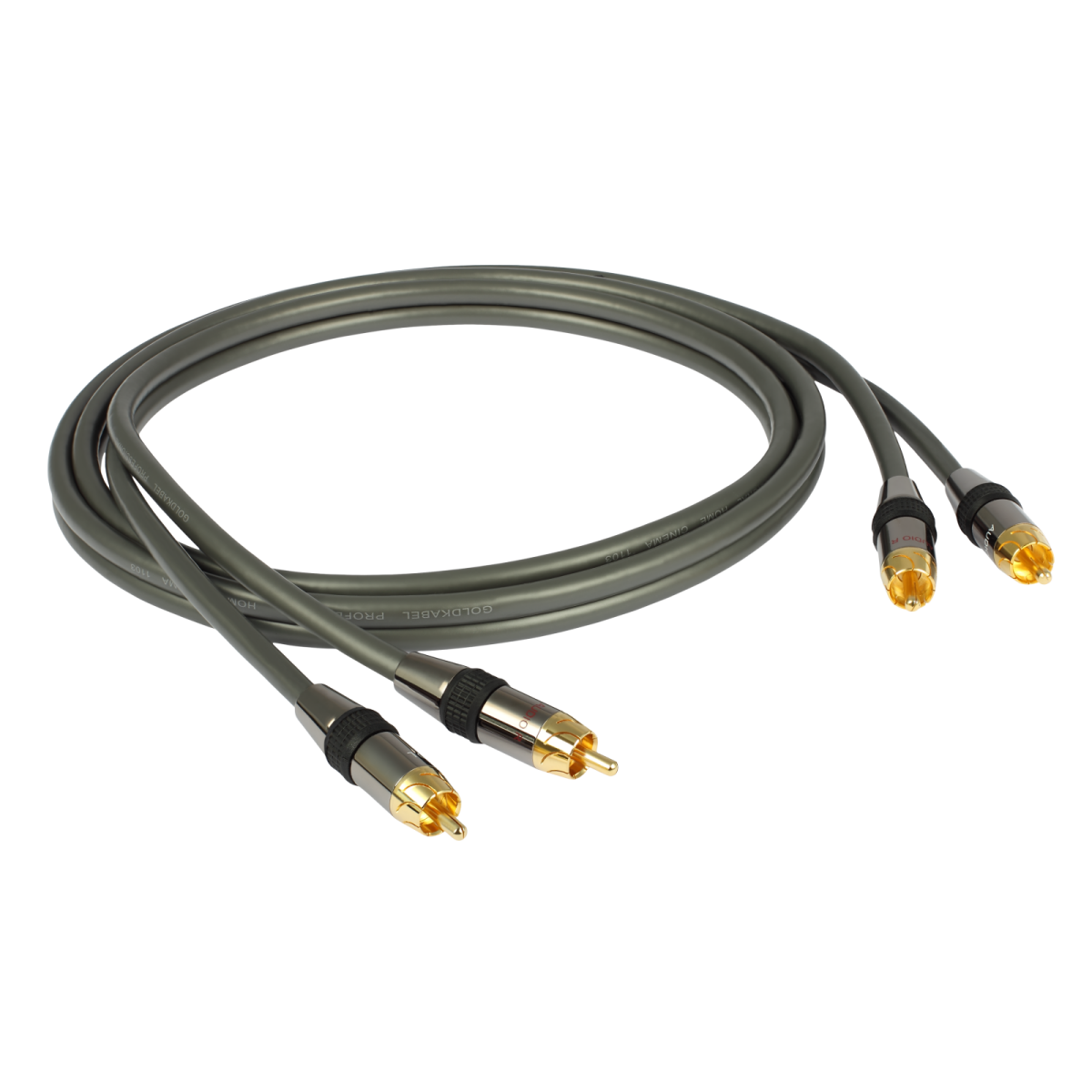 Goldkabel Cinch Kabel aus der Profi Serie